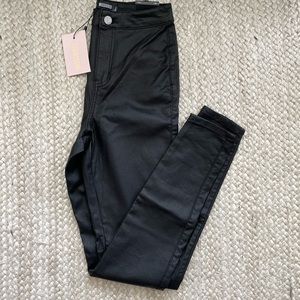 Missguided Vice Coated Skinny Jean